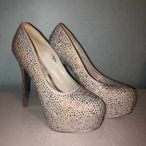 MASCOTTE RHINESTONE PLATFORM HEALS